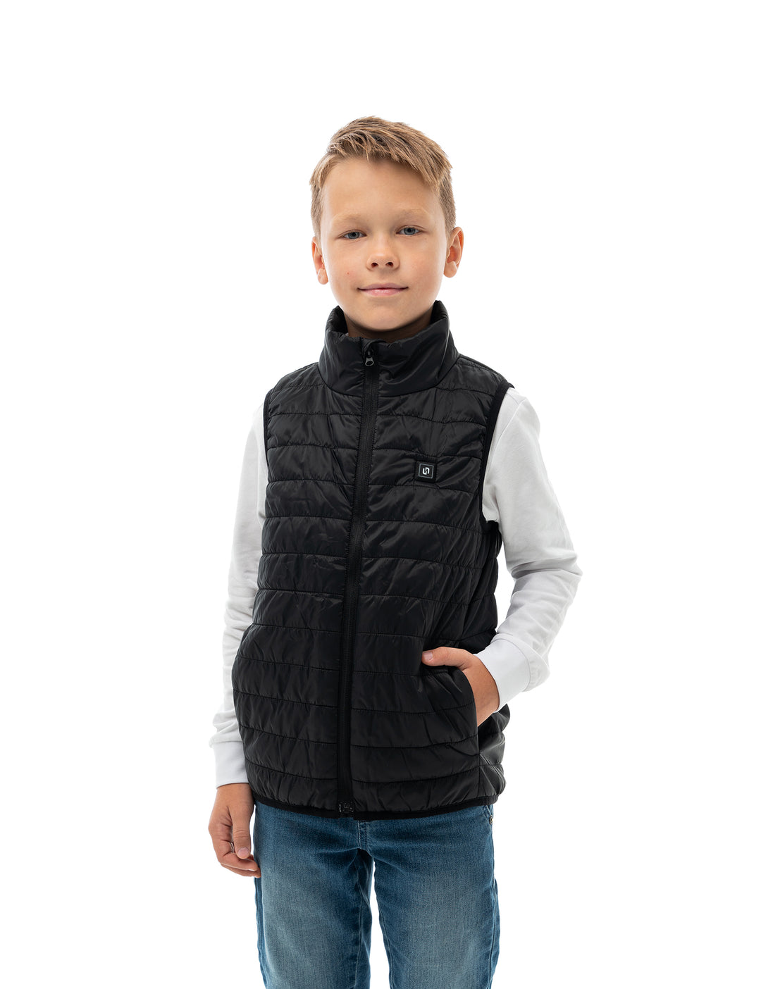 Boys Heated Vest - Black