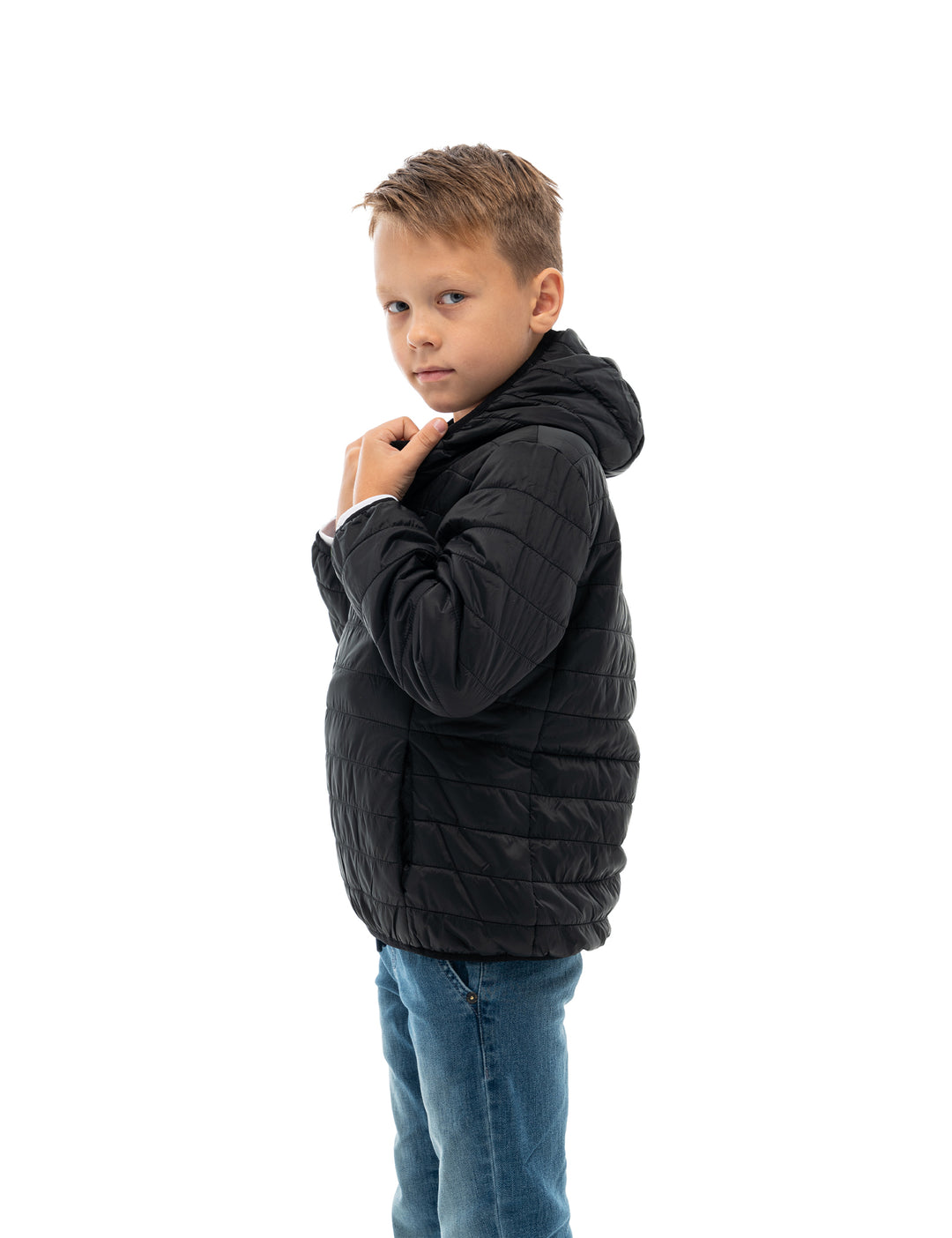 Boys Lightweight Heated Jacket - Black