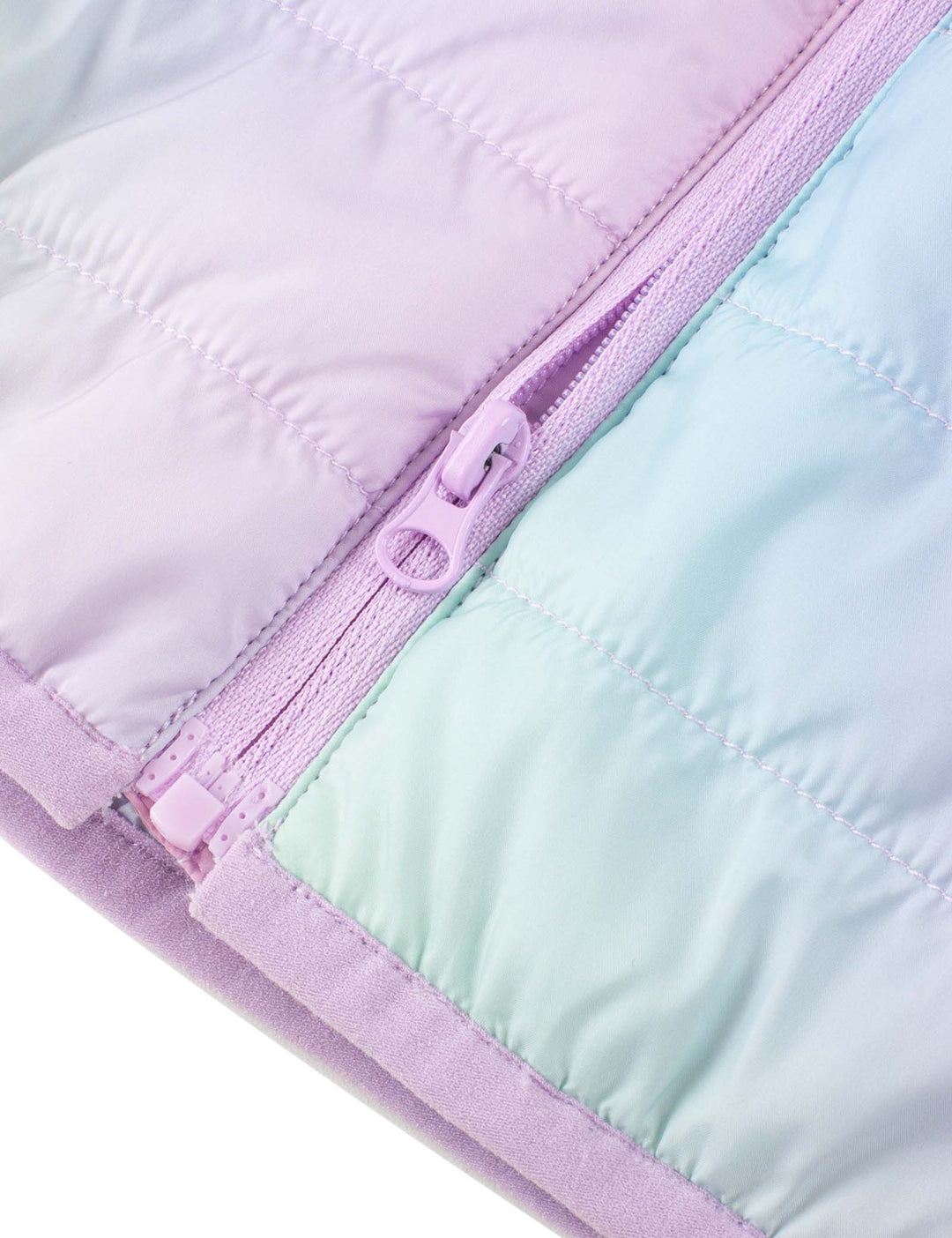 Girls Lightweight Heated Jacket - Pink Ombre