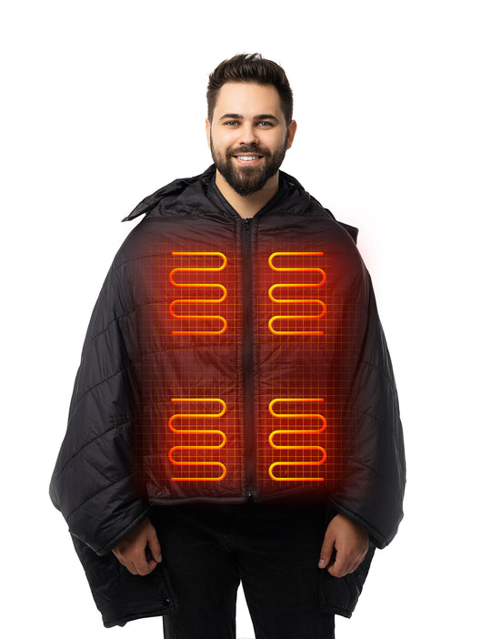 Unisex Heated Poncho