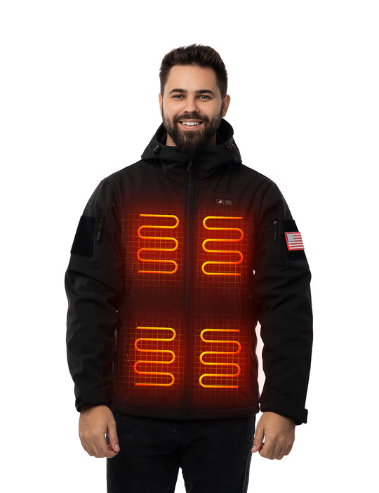 Men's Heated Jacket 12V - Dual-Control