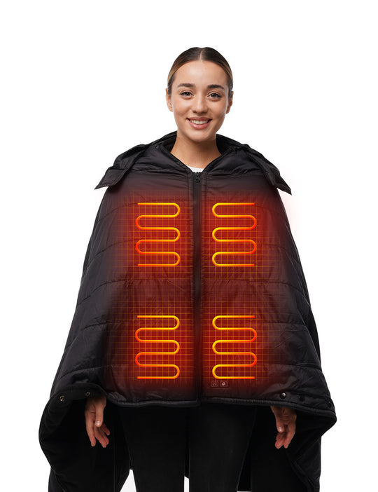 Unisex Heated Poncho