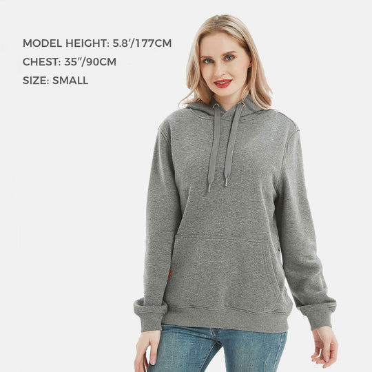 Women's Heated Pullover - Grey